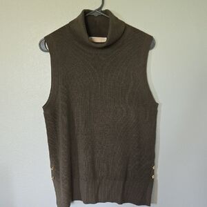 Michael Kors Olive Green Sweater Tank Size XL